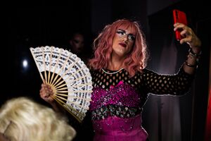 Drag Queen show at the 26th <!--LINK'" 0:6--> in Velenje. Photo: Staš Gregorič