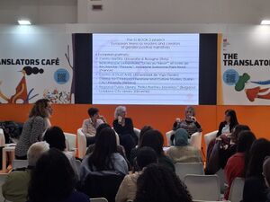 At the Bologna Children's Book Fair 2025, the <!--LINK'" 0:114--> participates in the discussion "In search for books free of stereotype threat: the European G-BOOK projects", highlighting gender positive literature.