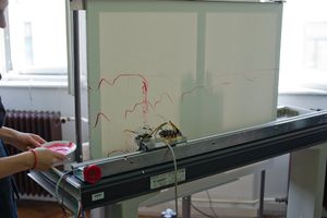 Interactivos?’12 Ljubljana: Obsolete Technologies of the Future taking place at <!--LINK'" 0:291-->, Repurposing of abandoned printing devices through physical computing and open source software and hardware, 2012