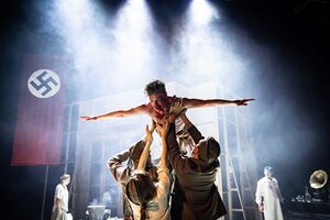 Stage adaptation of <!--LINK'" 0:40-->'s novel <i>A Second Past</i>, directed by <!--LINK'" 0:41-->, <!--LINK'" 0:42--> 2023. Photo: Uroš Hočevar