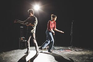 Dance performance <i>The Lost Songs</i> at <!--LINK'" 0:131-->, Maribor 2022. Author: Janez Klenovšek