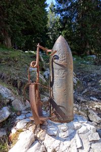Mine from the Battles of the Isonzo druing the World War I at Krn Lake lodge, <!--LINK'" 0:547-->, 2014
