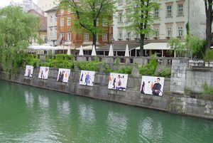 Portraits of authors by Ljubljanica river by <!--LINK'" 0:560-->, <!--LINK'" 0:561-->, 2010