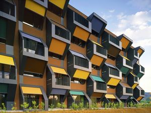 Honeycomb Apartments in Ljubljana, <!--LINK'" 0:5-->, 2007