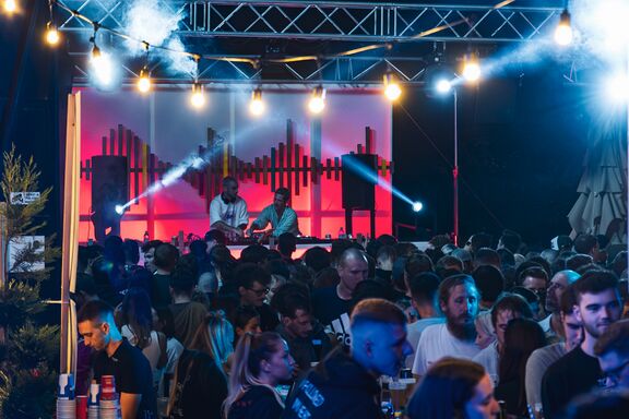 RotorMotor's concert at Pisana Loka Festival in Škofja Loka, 2023. Author: Anja Strojan