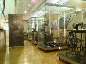 Prison doors, <i>The Cerkno Region Through the Centuries</i> permanent exhibition at <!--LINK'" 0:92-->  presenting the historical development of the Cerkno region