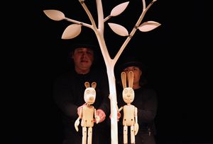 <i>Ti loviš</i> [You Catch] performance was directed by <!--LINK'" 0:253--> who created the puppets and set design. <!--LINK'" 0:254-->'s ensemble toured with it to Sarajevo, Rijeka, Switzerland, Austria and United Kingdom.