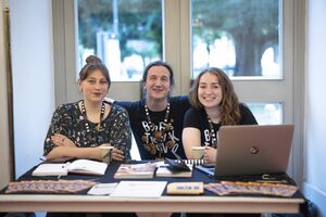 Young volunteers at the 58th <!--LINK'" 0:2-->, 2023. Author: Boštjan Lah