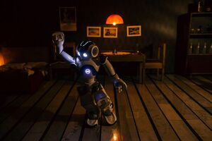 Dejan Srhoj: Nao, the Robot, installation-performance, <!--LINK'" 0:768-->, 2018.