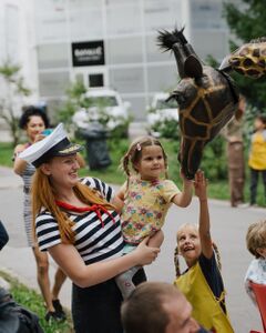 Giraffes visiting <!--LINK'" 0:308-->, 2022. Author: Peter Žagar