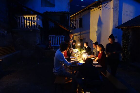 Common dinner of Robida collective.