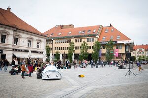 La Fuite performed on the Main Square by Le Monfort at <!--LINK'" 0:281-->, 2023