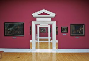 The old set up of the <i>European Paintings</i>, permanent collection of the <!--LINK'" 0:305--> in 2008.