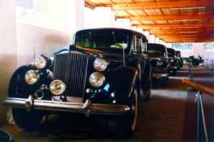 Collection of 15 cars used by the President of Yugoslavia, Marshall Tito, exhibited at <!--LINK'" 0:652-->