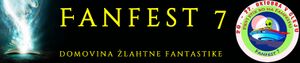 The banner of the 7th Fanfest, Festival of Fantasy Literature in 2023