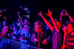 Audience at the 26th <!--LINK'" 0:339--> in Velenje. Photo: Staš Gregorič