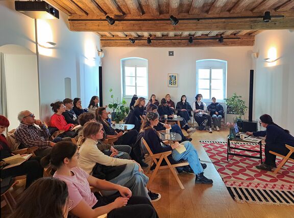 A lecture by Center of Illustration at Vodnik Homestead