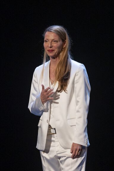 Nataša Matjašec Rošker, recipient of the Borštnik Ring Award, 2023. Author: Boštjan Lah