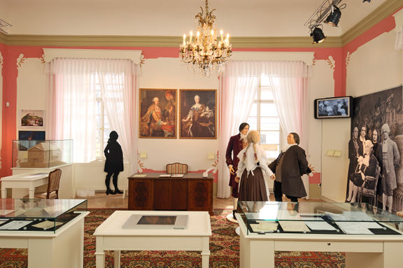 Linhart's hall at the Municipal Museum of Radovljica