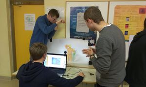 As a part of the <!--LINK'" 0:232--> endeavour, new media art workshops are held in high schools throughout the Zasavje region, 2016