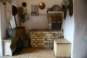 Inside a preserved miners cottage, showing the social situation of miners in the last 100 years, <!--LINK'" 0:237-->