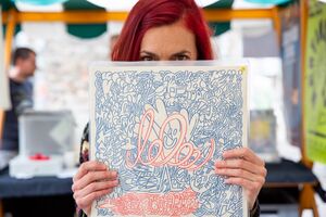 The traditional record fair at 14th <!--LINK'" 0:4-->, Ljubljana 2023.