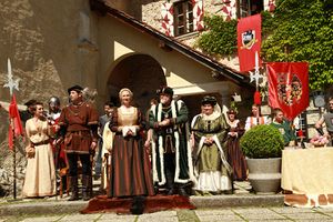 The 'Count' and the 'Countess' of the Castle have become almost indispensable at official visits, weddings and other events with medieval theme at <!--LINK'" 0:100-->