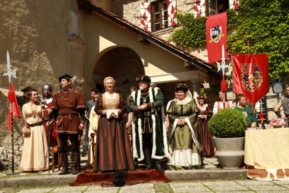 The 'Count' and the 'Countess' of the Castle have become almost indispensable at official visits, weddings and other events with medieval theme at Bled Castle