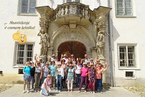 Members of the <i>Library Cycle</i>, a learning programme for the elderly or retired at the University for senior citizens, <!--LINK'" 0:79-->, 2022.