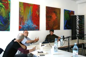 <!--LINK'" 0:57-->, during round table discussions of topical issues, the confrontation of authors, translators and critics allows for new and varied perspectives on poetry
