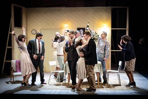 Stage adaptation of <!--LINK'" 0:46-->'s novel <i>A Second Past</i>, directed by <!--LINK'" 0:47-->, <!--LINK'" 0:48--> 2023. Photo: Uroš Hočevar