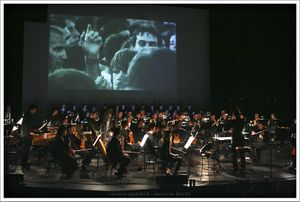 <i>Maribor Festival Orchestra</i> performing <i>The Crowd</i> on stage at the <!--LINK'" 0:140-->, 2010