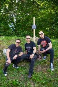 The Slovenian rock band <!--LINK'" 0:58--> planted their tree in the <i>Rockers' Tree Alley</i> at the <!--LINK'" 0:59--> festival in 2023.