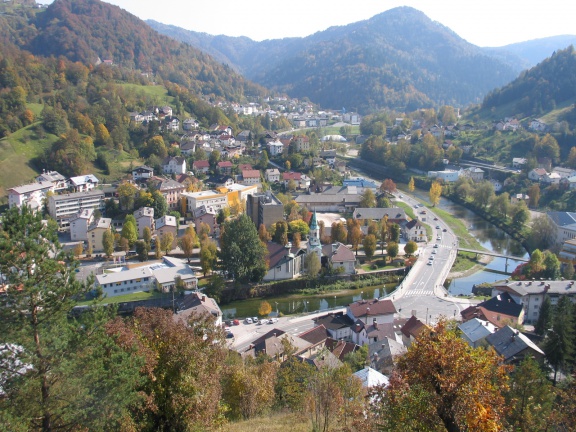 A view of Idrija, 2008