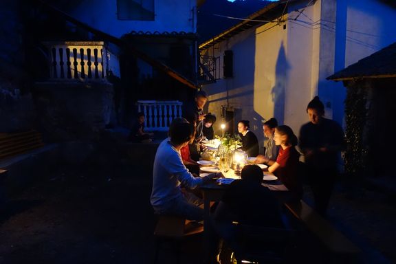 Common dinner of Robida collective.