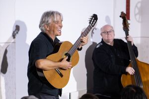 Concert by the popular Slovenian artist, singer-songwriter, musician, and actor <!--LINK'" 0:54--> at the <!--LINK'" 0:55-->, <!--LINK'" 0:56--> 2022. Author: Peter Žagar