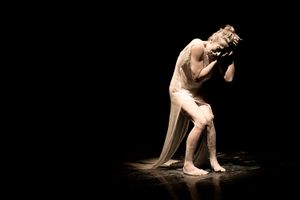 <!--LINK'" 0:130--> doing her butoh piece &ndash; titled Tulkudream &ndash; on the stage of <!--LINK'" 0:131--> at the <!--LINK'" 0:132-->, 2017