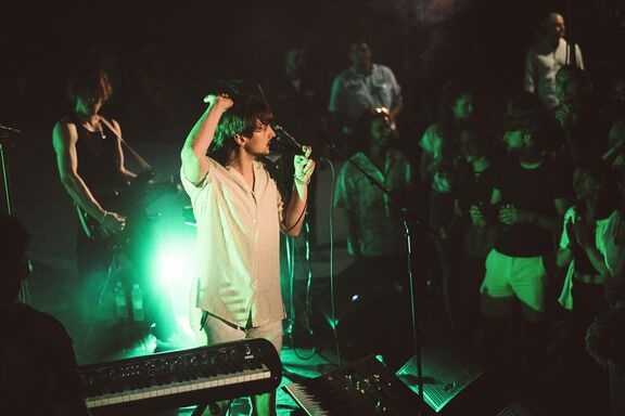 Concert of the rock group MRFY at the Festival Velenje in 2022. Author: Ksenija Mikor