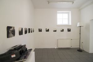 The exhibition of <!--LINK'" 0:252--> at the <!--LINK'" 0:253--> art studio in Celje, 2014.