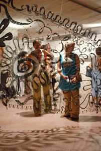 Lace installation at the <!--LINK'" 0:305-->, 2007