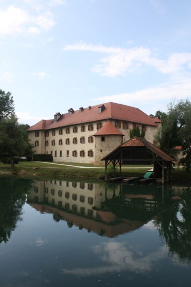 The Otočec Castle with the Boat House, 2013.