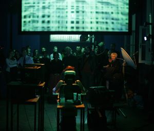 Installation <i>BrainTV</i> by <!--LINK'" 0:204--> at <!--LINK'" 0:205--> in Ljubljana.