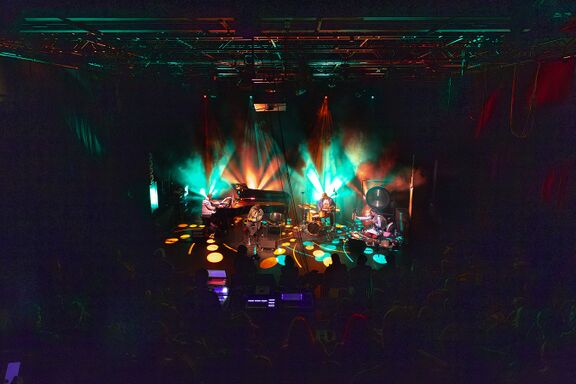 The concert of the band Zhlehtet at the Stara Elektrarna - Old Power Station during the festival MENT Ljubljana, 2025.