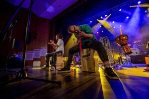 Funky Currywurst Brothers at 15th <!--LINK'" 0:24--> International Percussion Festival, 2023.
